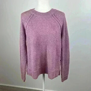 GAP Textured Knit Sweater in Orchid Haze Size M NWT